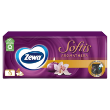 ZEWA Softis 4 rétegű Papír zsebkendő - Aromathera 10x9db papírárú, csomagoló és tárolóeszköz