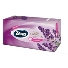ZEWA Softis levendula 4 rétegű Kozmetikai Kendő (80 db/csomag) (28422) mobiltelefon kellék