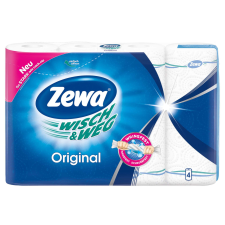 ZEWA Wisch&Weg Original 2 rétegű Papírtörlő 4 tekercs papírárú, csomagoló és tárolóeszköz