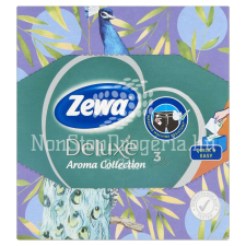 ZEWA Zewa Deluxe papírzsebkendő 3 rétegű 60 db Aroma Collection - dobozos higiéniai papíráru