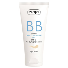 Ziaja BB krém zsíros, kombinált bőrre - tónus light SPF15 50 ml arckrém