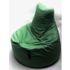 Zigzag Club large Óriás fotel Puma bútorszövet sötétzöld, levehető, mosható huzat, első osztályú polisztirol gyöngy töltet, prémium márka