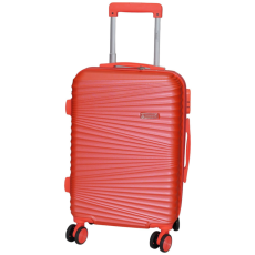  ZigZag neon korall keményfalú bőrönd 75cm x 48cm x 28cm - nagy méretű bőrönd