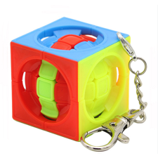  Ziina deformed Retro Kocka kulcstartó kreatív és készségfejlesztő