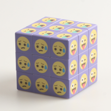  Ziina emoji Retro Kocka 3x3 kocka Purple kreatív és készségfejlesztő