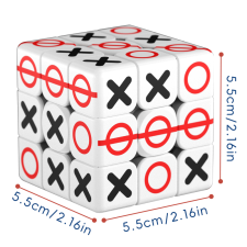 Ziina Tic-Tac-Toe Retro Kocka 3x3 kocka kreatív és készségfejlesztő