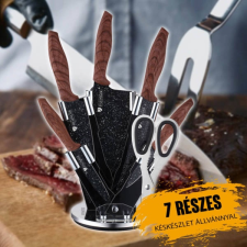 Zillinger 7 részes késkészlet állvánnyal ZL862 kés és bárd