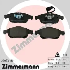 Zimmermann fékbetétkészlet, tárcsafék 22073.180.1 autóalkatrész