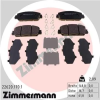 Zimmermann fékbetétkészlet, tárcsafék 22620.170.1