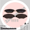 Zimmermann fékbetétkészlet, tárcsafék 23279.185.1