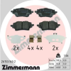 Zimmermann fékbetétkészlet, tárcsafék 26153.160.2