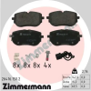 Zimmermann fékbetétkészlet, tárcsafék 26416.150.2