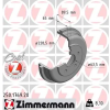 Zimmermann fékdob 250.1769.20