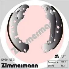 Zimmermann fékpofakészlet 10990.159.3 autóalkatrész