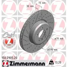 Zimmermann féktárcsa 150.2905.20 autóalkatrész