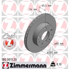 Zimmermann féktárcsa 180.3011.20 autóalkatrész