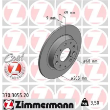 Zimmermann féktárcsa 370.3055.20 autóalkatrész