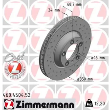 Zimmermann féktárcsa 460.4504.52 autóalkatrész