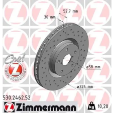 Zimmermann féktárcsa 530.2462.52 autóalkatrész