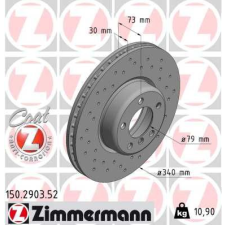 Zimmermann féktárcsa ZIMMERMANN 150.2903.52 féktárcsa