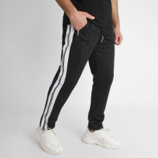 Zip Line Pants - fekete oldalcsíkos nadrág - Méret: XXL férfi nadrág