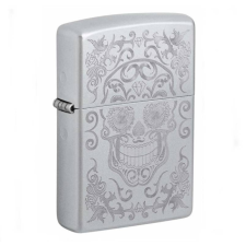 Zippo Benzines Zippo öngyújtó  -  Vésett koponya öngyújtó