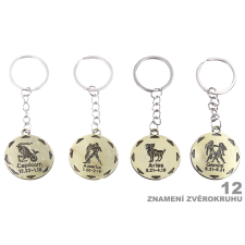 Zodiákus kulcstartó kulcstartó