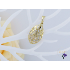  Zoé antiallergén csepp alakú medál benne kereszt-14K medál