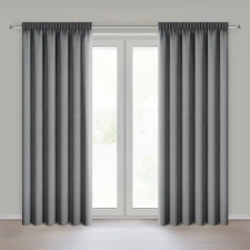 Zoey blackout függöny Acélszürke 140x270 cm lakástextília