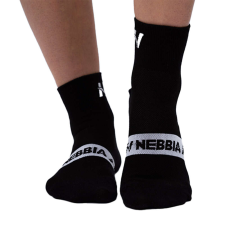 Zokni Nebbia "EXTRA PUSH" crew 128 fekete 35-38 férfi zokni