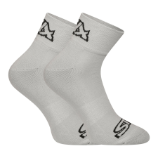 Zokni Styx bokaszürke fekete logóval (HK1062) XL férfi zokni