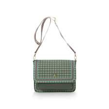 Zöld crossbody táska 25x7x20 cm Lóhere kollekció kézitáska és bőrönd