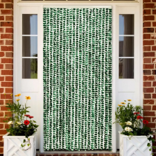  Zöld és fehér zsenília rovarfüggöny 56 x 200 cm szúnyogháló
