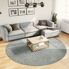  Zöld hosszú szálú bozontos modern szőnyeg Ø 240 cm lakástextília