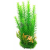  Zöld hosszú szárú akváriumi műnövény színes növény teleppel (29 cm)