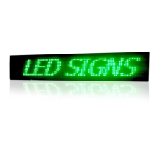  Zöld kültéri led fényújság , futófény 101x69 cm led rendszer tartozék