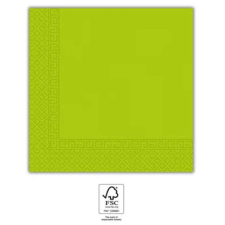 Zöld Unicolour Light Green szalvéta 20 db-os 33x33 cm FSC papírárú, csomagoló és tárolóeszköz