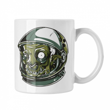  Zombie űrhajós sisak - Fehér Bögre bögrék, csészék