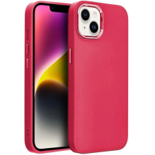 Zone Frame Case szilikon tok fémhatású kamera keret iPhone 16 magenta tok és táska