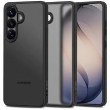 Zone Galaxy S26 Plus műanyag tok szilikon kerettel áttetsző/fekete TS15958 tok és táska