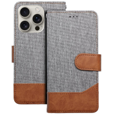 Zone Jeans Book oldalra nyitható tok Samsung Galaxy S25 Ultra szürke (TS9909) tok és táska