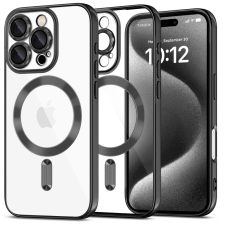 Zone Magflex Magsafe hátlaptok Apple iPhone 16 Pro fekete-átlátszó (TS7783) tok és táska
