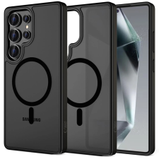 Zone Magmat Magsafe műanyag hátlaptok Samsung Galaxy S25 Ultra fekete-szürke tok és táska