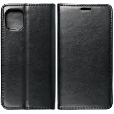 Zone Magnet Book oldalra nyitható tok Motorola Moto G75 fekete tok és táska