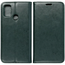 Zone Magnet Book oldalra nyitható tok Motorola Moto G75 zöld tok és táska