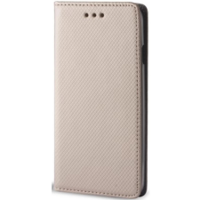 Zone Smart Magnet oldalra nyitható tok iPhone 15 Pro Max arany tok és táska