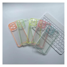 Zone Szilikon tok foszforeszkáló iPhone 14 Pro átlátszó-sárga tok és táska