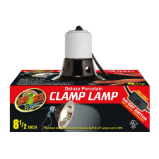 ZOO MED Zoomed Clamp Lamp | Csiptethető lámpabúra - 22 cm / 150 W világítás