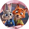  Zootropolis,Zootopia témájú tortaostya,ostyalap