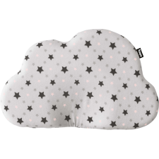 Zopa párna babáknak - laposfejûség elleni memóriahabos ergonomikus Felhõ alakú Pink stars babaágynemű, babapléd